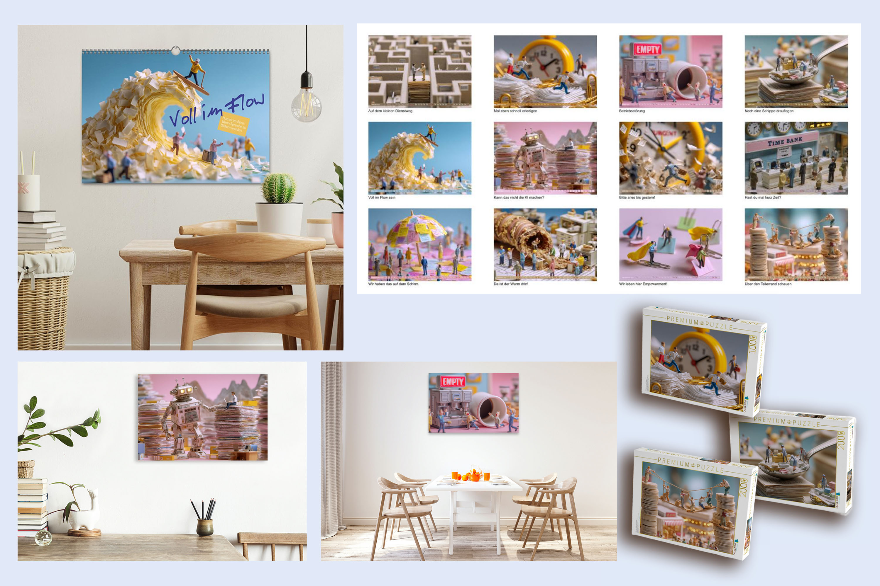 Kalender Humor im Buero von Hanna Wagner